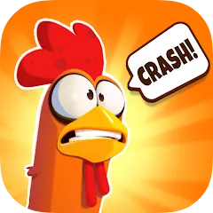 Скачать взломанную Chicken or Crash! Win Bitcoin.  [МОД Mega Pack] - стабильная версия apk на Андроид