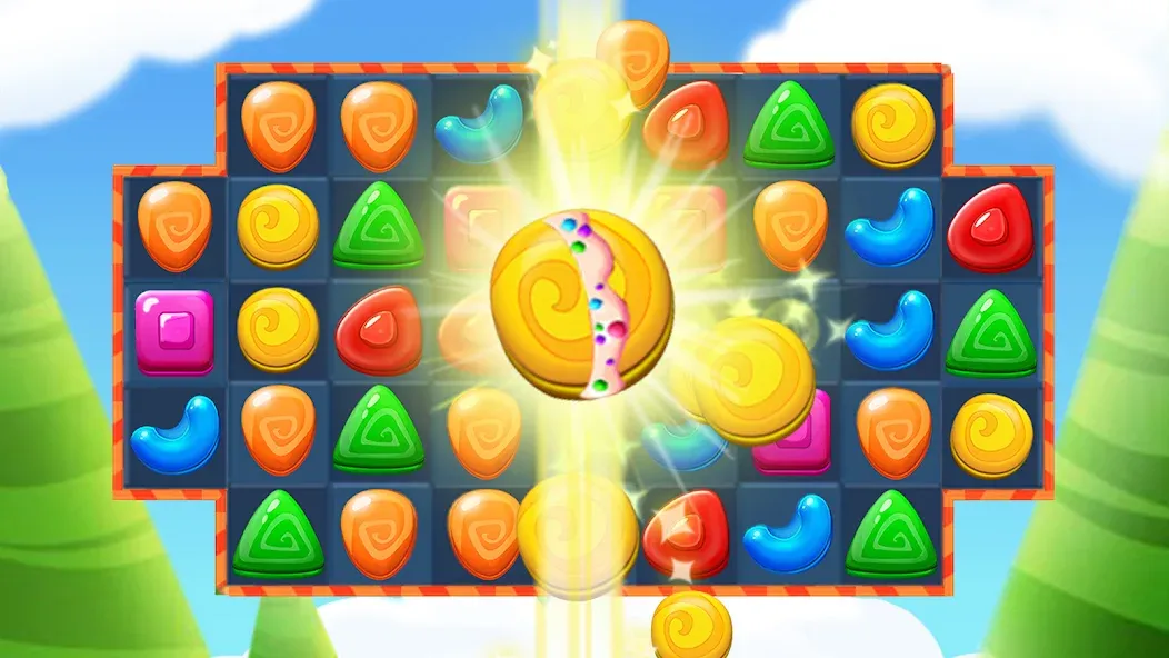 Cookie Jelly Match (Куки Джелли Матч)  [МОД Бесконечные деньги] Screenshot 2