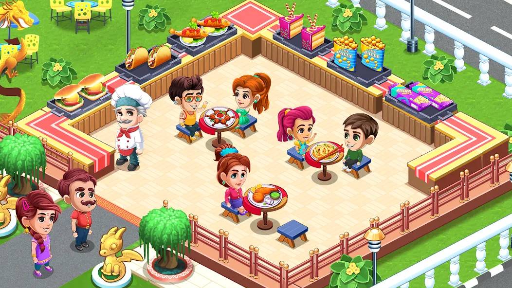 Cooking Restaurant Kitchen (Кукинг Ресторан Китчен)  [МОД Бесконечные деньги] Screenshot 4