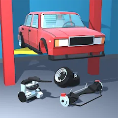 Скачать взлом Retro Garage - Car Mechanic  [МОД Много монет] - стабильная версия apk на Андроид