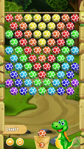 Shoot Dinosaur Eggs  [МОД Unlimited Money] Screenshot 1