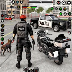 Скачать взлом US Police Car Parking - King  [МОД Unlocked] - последняя версия apk на Андроид