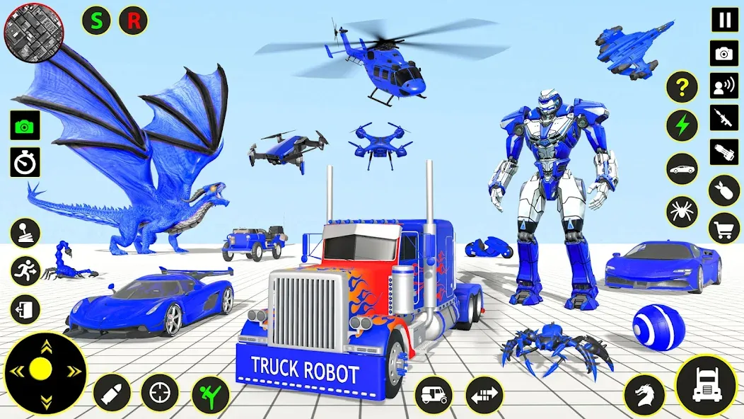 Truck Game - Car Robot Games  [МОД Бесконечные деньги] Screenshot 1