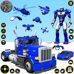 Скачать взлом Truck Game - Car Robot Games  [МОД Бесконечные деньги] - стабильная версия apk на Андроид