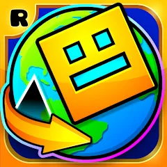 Скачать взломанную Geometry Dash World (Геометри Дэш Ворлд)  [МОД Все открыто] - полная версия apk на Андроид