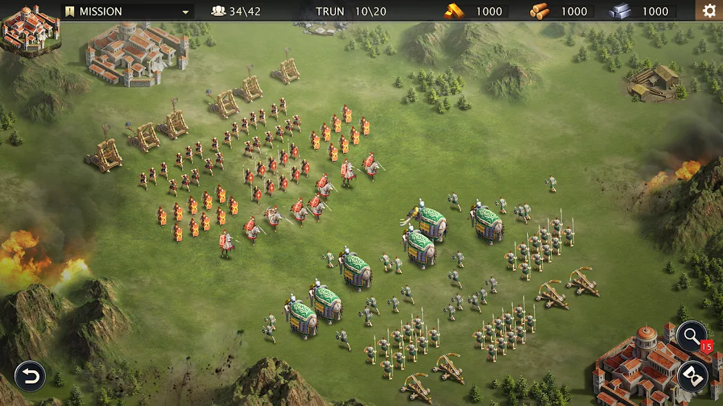 Grand War: Rome Strategy Games (Гранд Вар)  [МОД Много монет] Screenshot 4