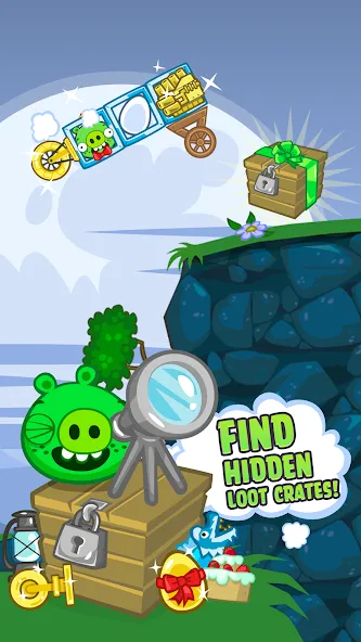 Bad Piggies (Бэд Пиггиз)  [МОД Unlimited Money] Screenshot 4
