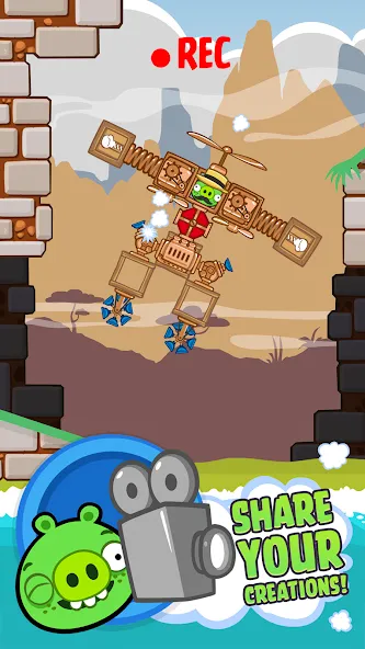 Bad Piggies (Бэд Пиггиз)  [МОД Unlimited Money] Screenshot 5