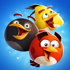 Скачать взломанную Angry Birds Blast (Энгри Бердс Бласт)  [МОД Mega Pack] - последняя версия apk на Андроид