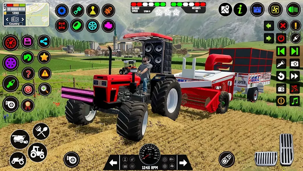 Indian Tractor Farming Games  [МОД Меню] Screenshot 2