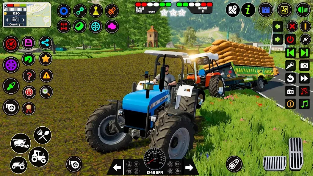 Indian Tractor Farming Games  [МОД Меню] Screenshot 4