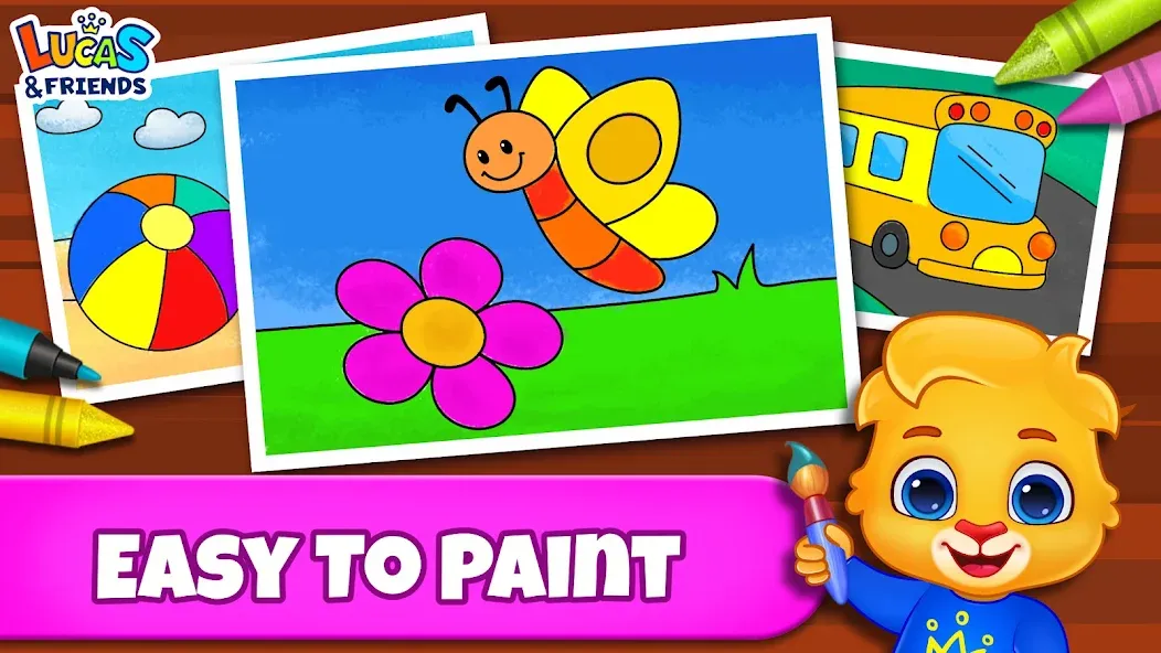 Coloring Games: Color & Paint  [МОД Все открыто] Screenshot 1