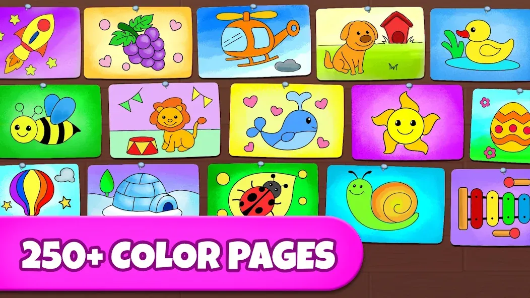 Coloring Games: Color & Paint  [МОД Все открыто] Screenshot 4