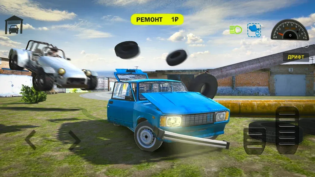 Car Crash Racing - Russia (Кар Краш Рейсинг)  [МОД Меню] Screenshot 4