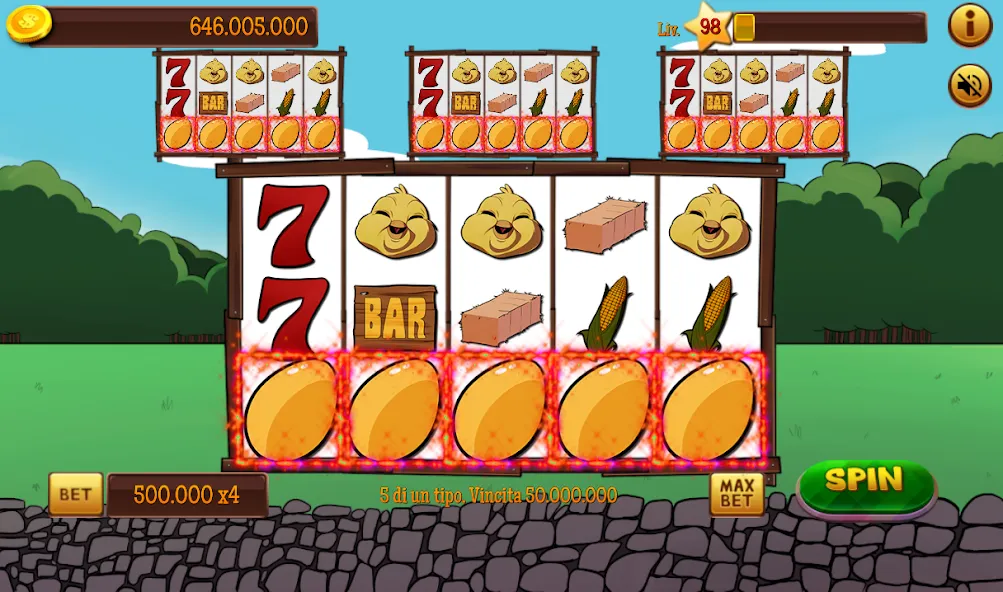 Slot Gallina 4 (Слот Галлина 4)  [МОД Много монет] Screenshot 1