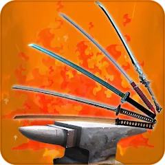 Скачать взломанную Katana Collection : blacksmith  [МОД Mega Pack] - стабильная версия apk на Андроид