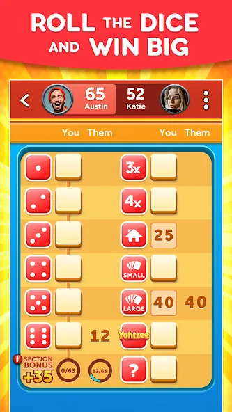 YAHTZEE With Buddies Dice Game (ЯХТЗИ с друзьями)  [МОД Бесконечные деньги] Screenshot 1