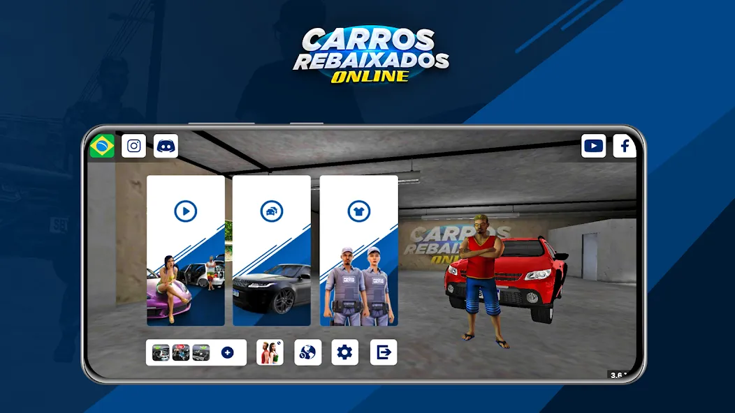 Carros Rebaixados Online (Каррос Ребайшадос Онлайн)  [МОД Много денег] Screenshot 1