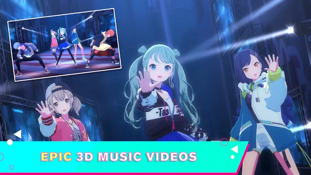 HATSUNE MIKU: COLORFUL STAGE! (Хацуне Мику)  [МОД Бесконечные монеты] Screenshot 4