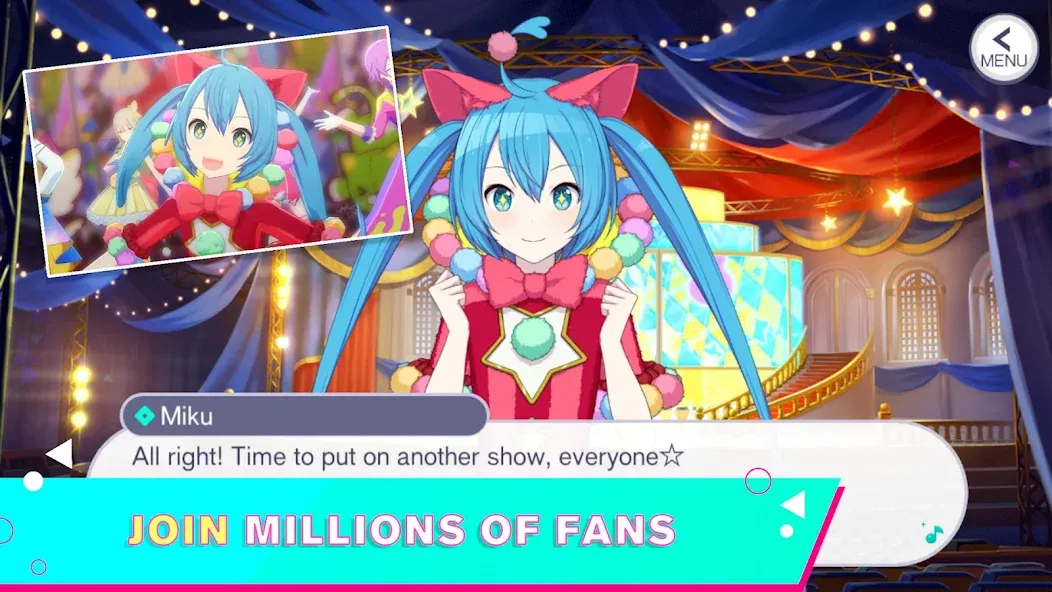 HATSUNE MIKU: COLORFUL STAGE! (Хацуне Мику)  [МОД Бесконечные монеты] Screenshot 5