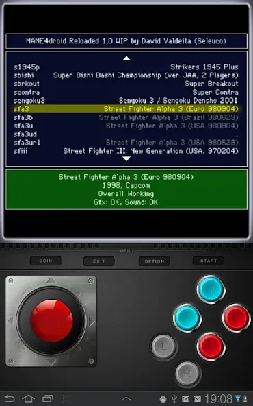 MAME4droid  (0.139u1) (МАМЕ4дроид)  [МОД Menu] Screenshot 3