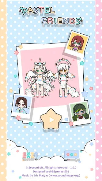 Pastel Friends : Dress Up Game  [МОД Много денег] Screenshot 1