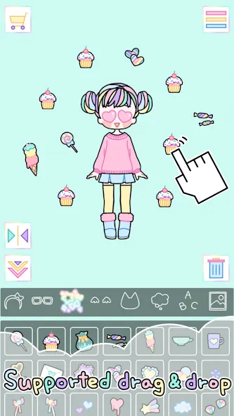 Pastel Girl : Dress Up Game  [МОД Unlimited Money] Screenshot 3