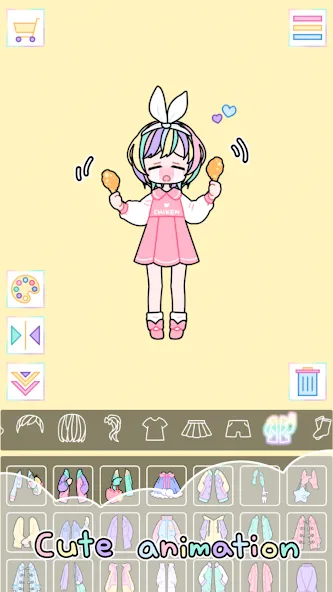 Pastel Girl : Dress Up Game  [МОД Unlimited Money] Screenshot 4