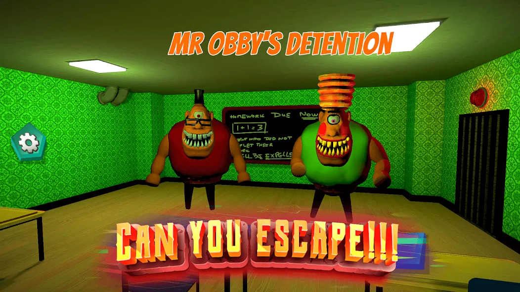 Mr Obby's Detention  [МОД Бесконечные монеты] Screenshot 1