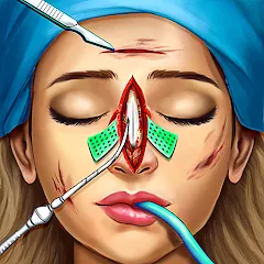 Взломанная Surgery Simulator Doctor Game  [МОД Много монет] - полная версия apk на Андроид