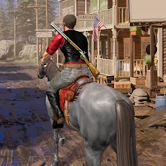 Взломанная West Cowboy - Gunfighter Game (Уэст Ковбой)  [МОД Unlocked] - последняя версия apk на Андроид