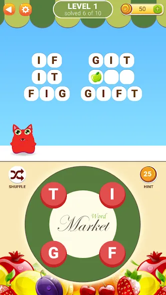 Word Market  [МОД Unlimited Money] Screenshot 1