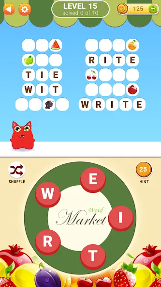 Word Market  [МОД Unlimited Money] Screenshot 2