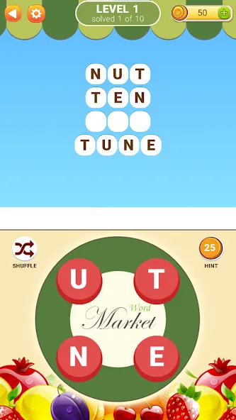 Word Market 2  [МОД Меню] Screenshot 1