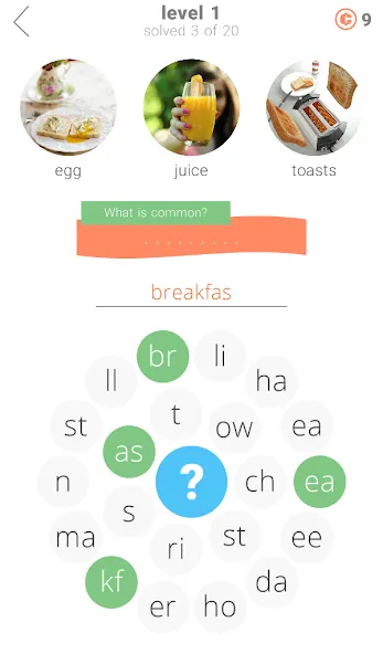 3 Circles: Word Game  [МОД Меню] Screenshot 1