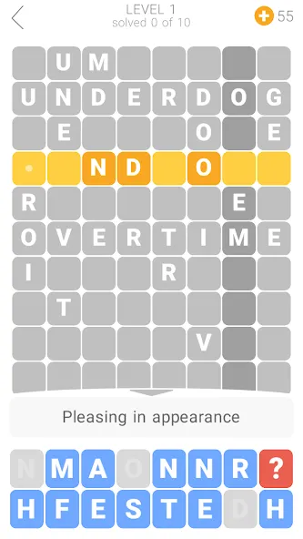 Word Tower Crosswords  [МОД Бесконечные деньги] Screenshot 3