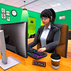 Взломанная Virtual HR Manager Job Games  [МОД Бесконечные деньги] - последняя версия apk на Андроид