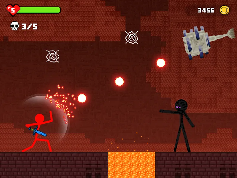 Stick-man Battle - Craft World  [МОД Mega Pack] Screenshot 3