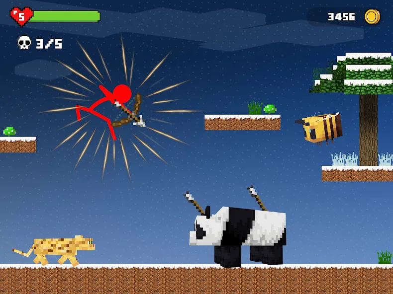 Stick-man Battle - Craft World  [МОД Mega Pack] Screenshot 5