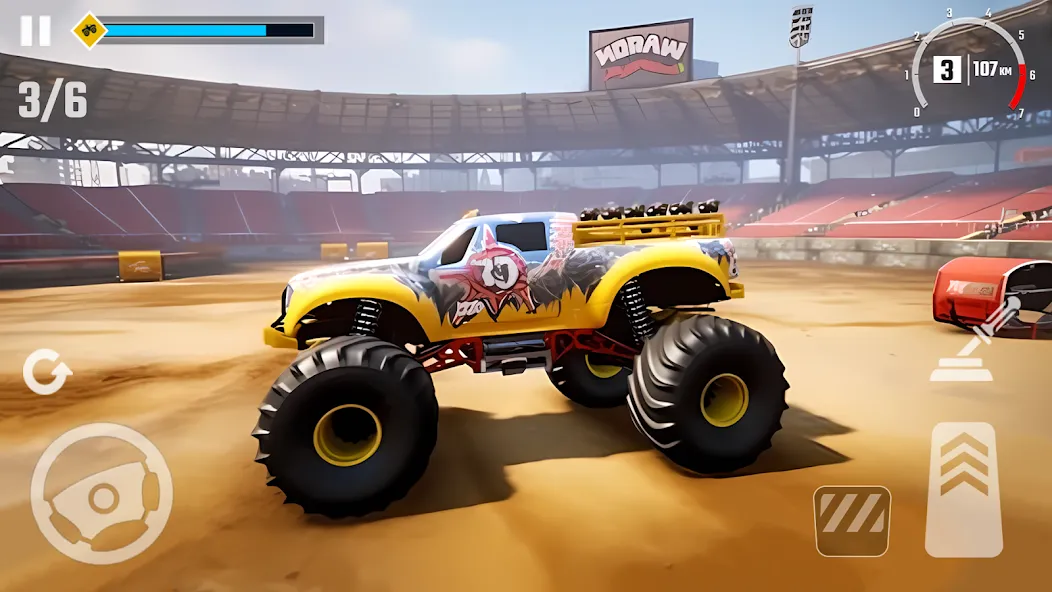 4x4 Monster Truck Racing Games (Монстр Трак Гонки игры)  [МОД Много монет] Screenshot 2