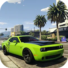 Взлом Simulator Dodge Demon Parking (Симулятор парковки  )  [МОД Mega Pack] - стабильная версия apk на Андроид