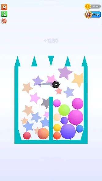 Bounce and pop - Puff Balloon  [МОД Бесконечные деньги] Screenshot 5