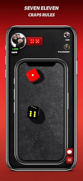 Phone Dice™ Street Dice Game (Фон Дайс Стрит Дайс Гейм)  [МОД Бесконечные деньги] Screenshot 2