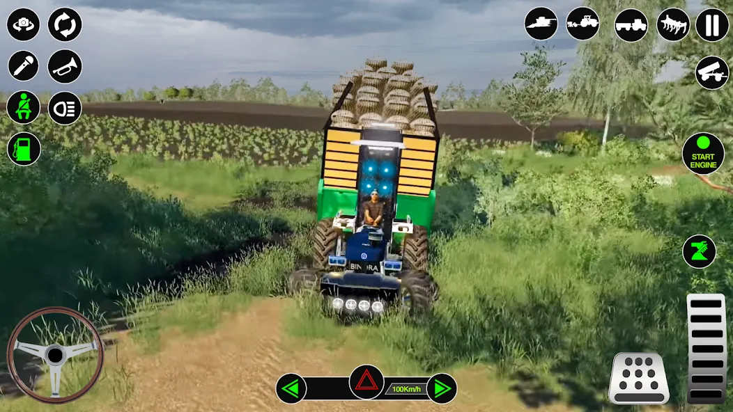 Farming Tractor Simulator Game  [МОД Unlimited Money] Screenshot 4