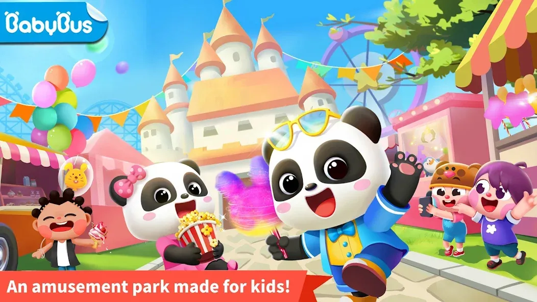 Baby Panda's Fun Park  [МОД Много монет] Screenshot 1