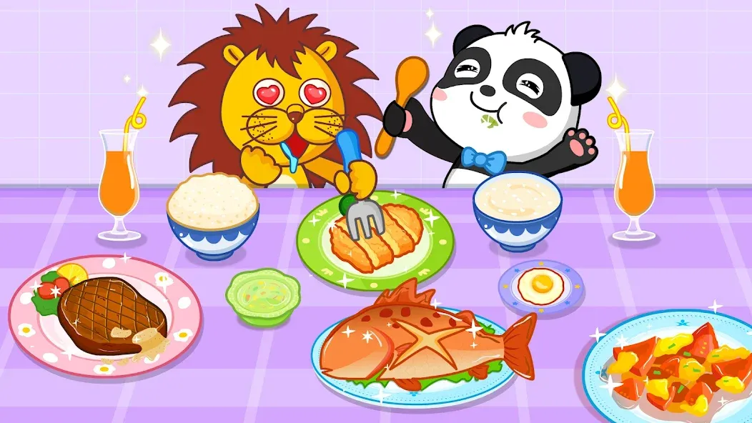 My Baby Panda Chef  [МОД Бесконечные монеты] Screenshot 5