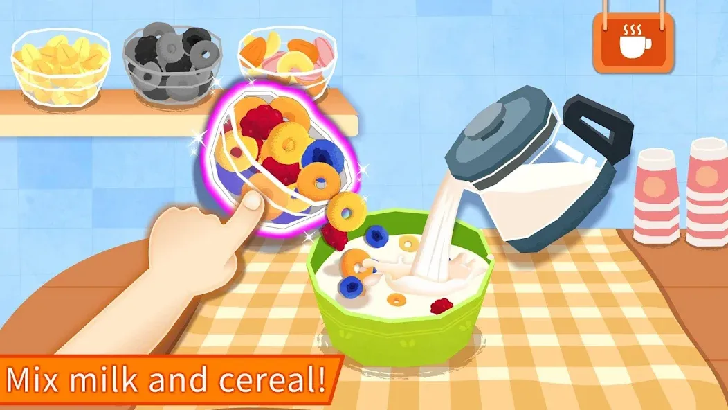 Baby Panda's Breakfast Cooking  [МОД Unlocked] Screenshot 2