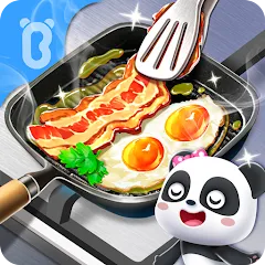 Скачать взломанную Baby Panda's Breakfast Cooking  [МОД Unlocked] - полная версия apk на Андроид