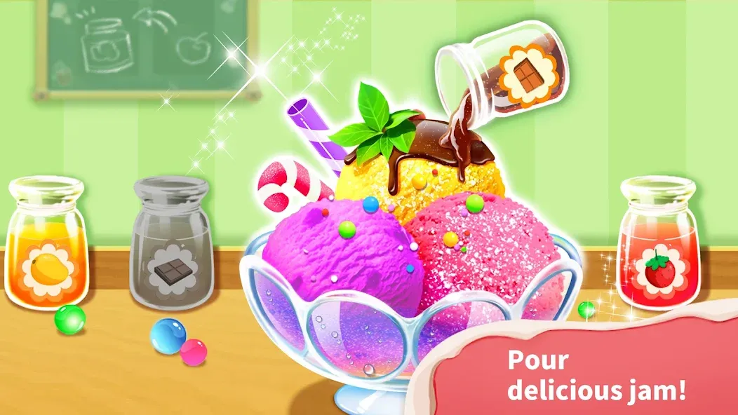 Baby Panda’s Ice Cream Shop  [МОД Меню] Screenshot 2