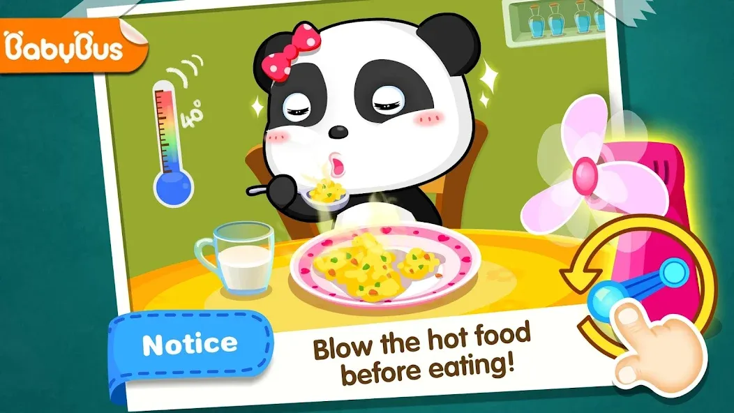 Baby Panda Home Safety  [МОД Много монет] Screenshot 1